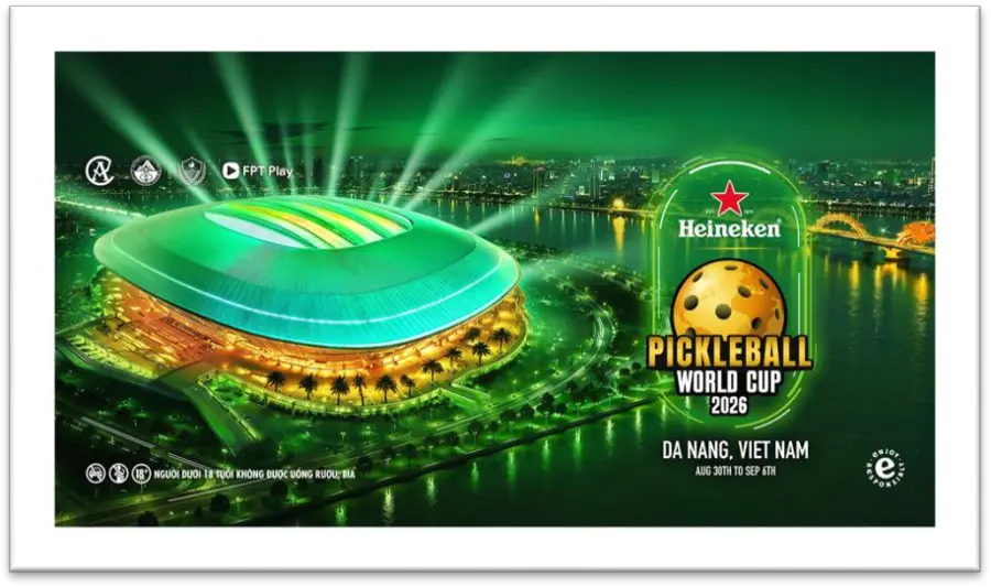 Pickleball World Cup 2026 semifinal ticket artwork